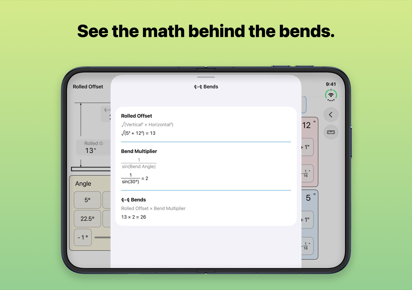 See the math behind the bends.
